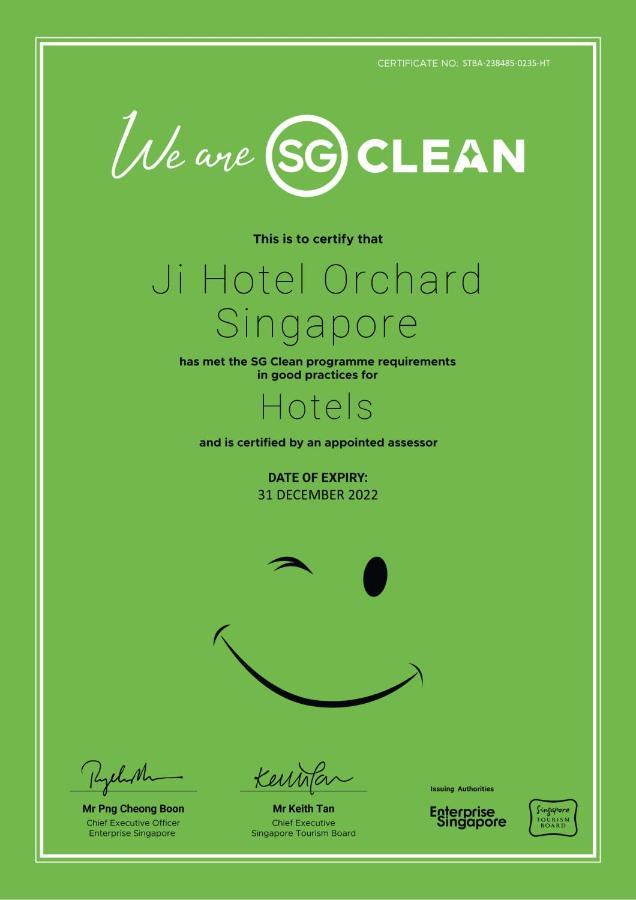Ji Hotel Orchard Сингапур Экстерьер фото